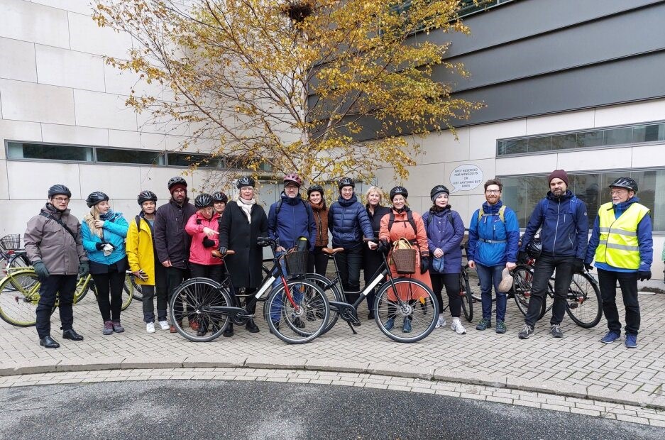 Group portrait of the participants on the research study trip.